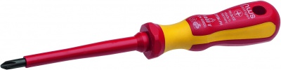 Kreuzschlitz-Schraubendreher PH VDE - 175 mm Länge - 80 mm Klingenlänge - 95 mm Grifflänge